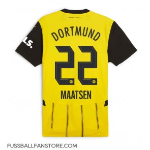 Borussia Dortmund Ian Maatsen #22 Replik Heimtrikot 2024-25 Kurzarm